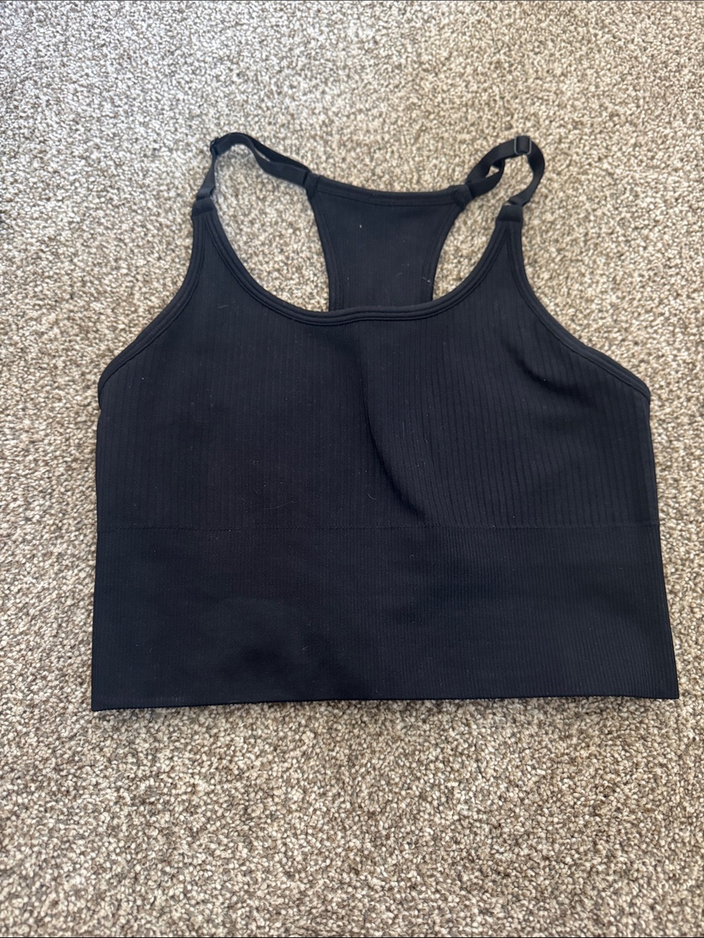 Vitality Ribbed Racerback Sports Bra